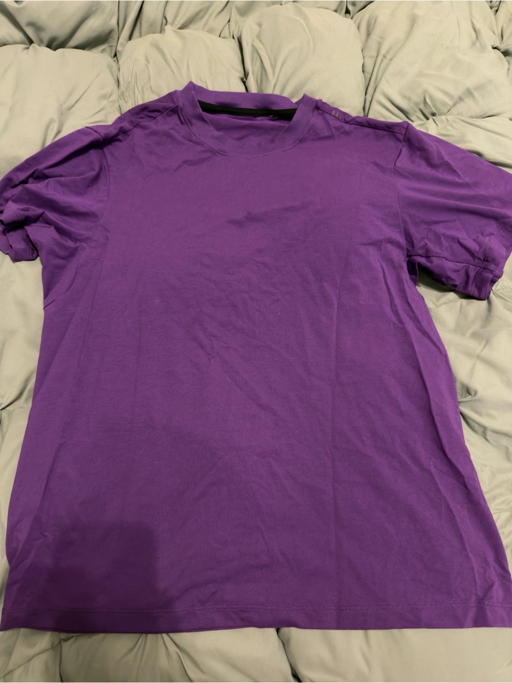 lululemon athletica Men's Zeroed-In College Purple Crew Neck Short Sleeve Tee